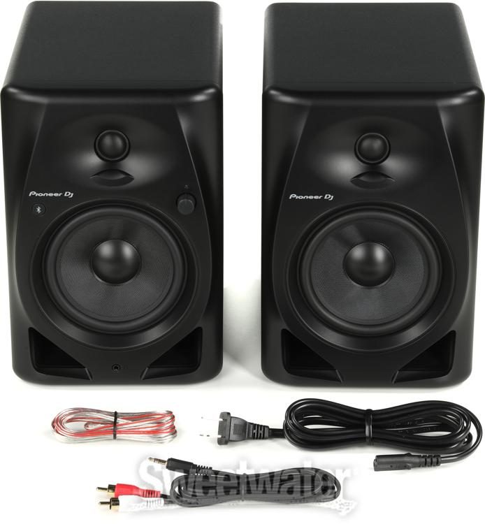 Pioneer DJ DM-50D-BT Active Monitor Speaker Pair with Bluetooth - Black |