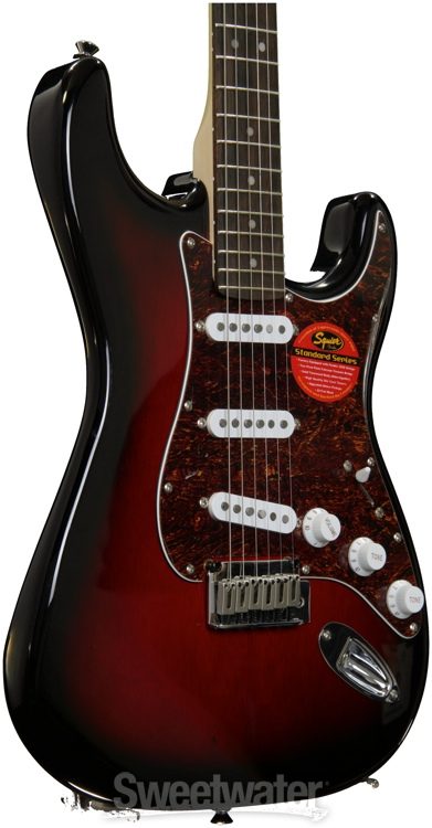 fender squier standard stratocaster antique burst