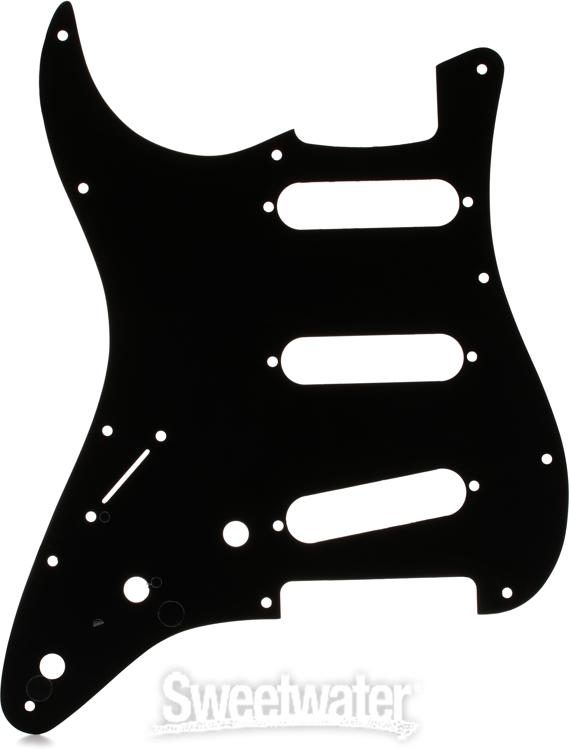 Fender 11-Hole '60s Vintage-style Stratocaster S/S/S Pickguard - 3-ply  Black | Sweetwater