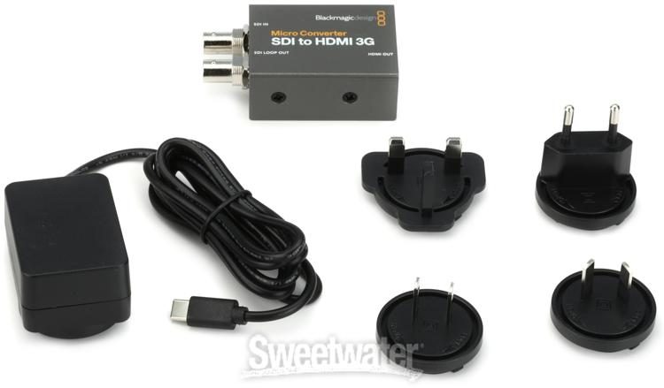 Blackmagic Design SDI to HDMI 3G Micro Converter with Supply Sweetwater