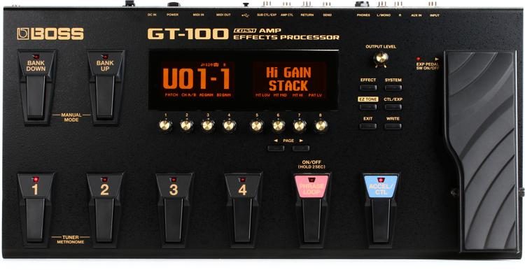 boss gt 100 effects processor