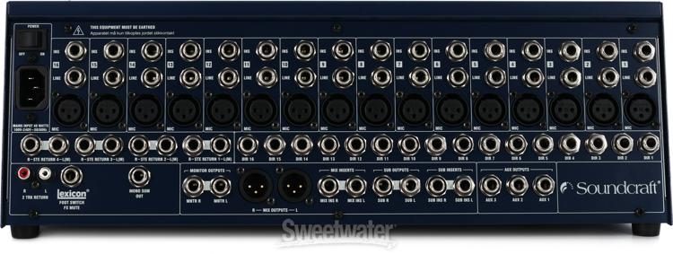 Soundcraft FX16ii Mixer with Effects | Sweetwater