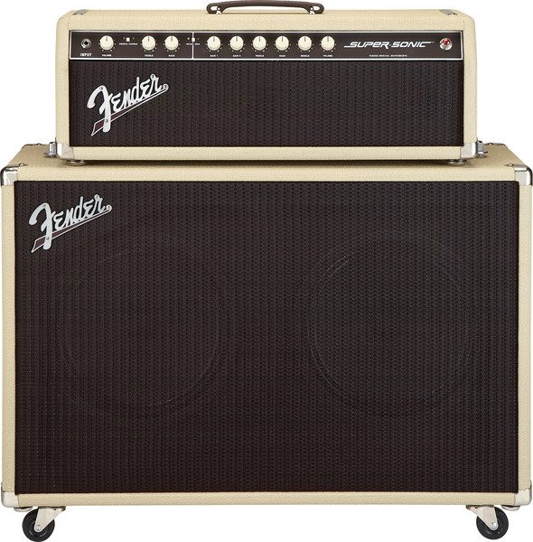 Fender Super-Sonic 212 Enclosure - Blonde / Oxblood - Blonde