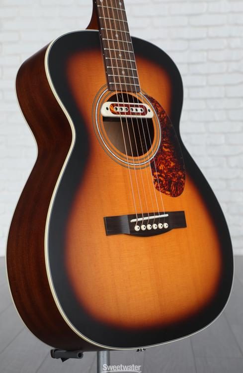 Guild M-240E Troubadour Acoustic-Electric Guitar - Vintage Sunburst ...