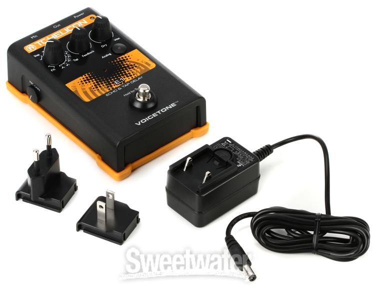 Binnenshuis Bot Pebish TC-Helicon VoiceTone E1 Vocal Echo and Delay Pedal | Sweetwater