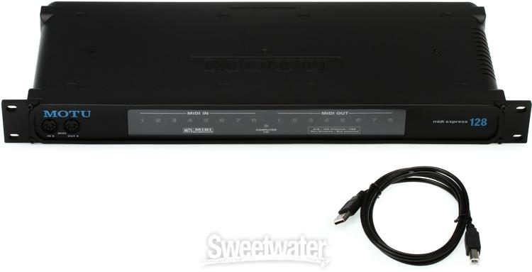 realeza bueno brecha MOTU MIDI Express 128 8x8 USB MIDI Interface | Sweetwater