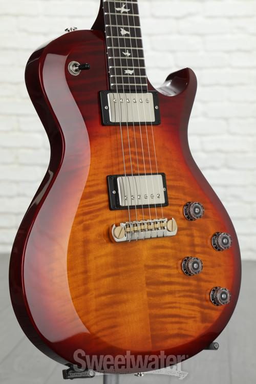 prs s2 singlecut dark cherry sunburst