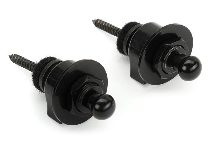 Black Fender Strap Locks and Buttons 2 