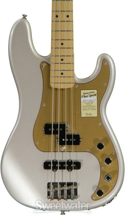 Fender Deluxe Active P Bass Special - Blizzard Pearl | Sweetwater