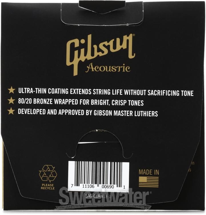 gibson coated acoustic strings