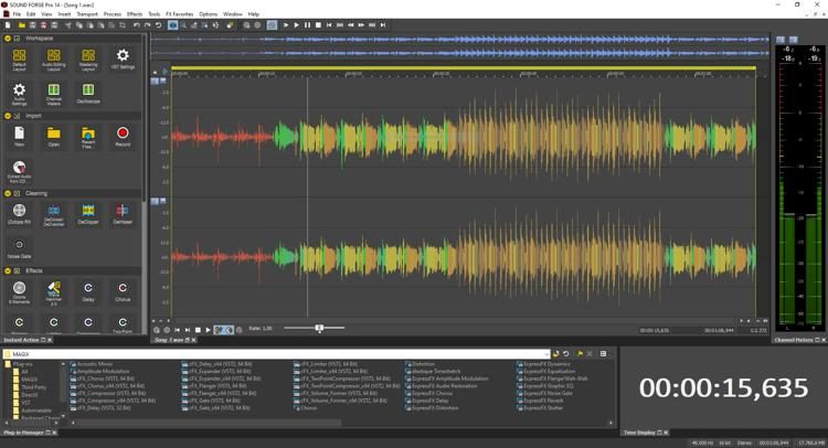 how to mix music and voice with sound forge pro 10