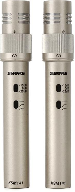 Shure KSM141 Small-diaphragm Condenser Microphone - Stereo Pair