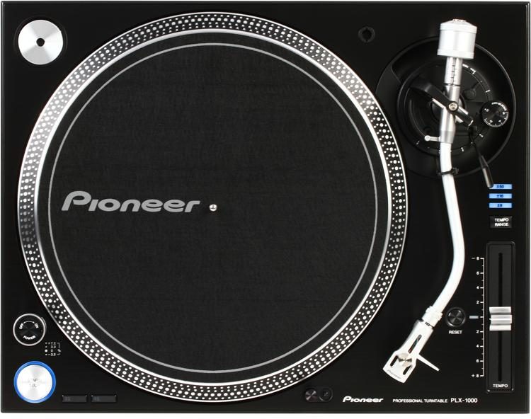 Pioneer DJ PLX-1000 High-torque Direct Drive Professional Turntable with Low-noise High-stability Design Professional Playback Quality and High-Torque Direct Drive System - Pair 3 Tempo Ranges 