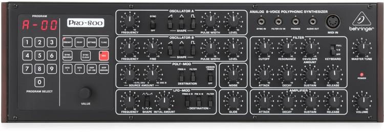 Behringer Pro 800 8 voice Polyphonic Analog Synthesizer Sweetwater