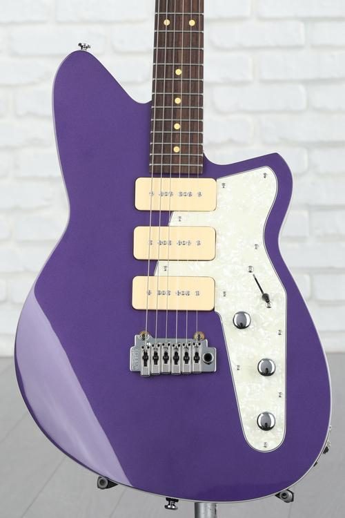 Reverend Jetstream 390 Solidbody Electric Guitar - Italian Purple with  Rosewood Fingerboard