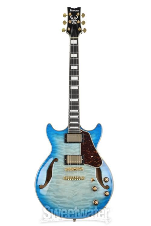 ibanez artcore blue burst