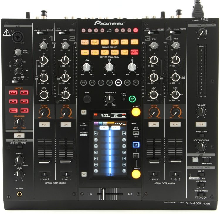 Verdrag Plateau Het beste Pioneer DJ DJM-2000nexus 4-channel Linkable DJ Mixer | Sweetwater