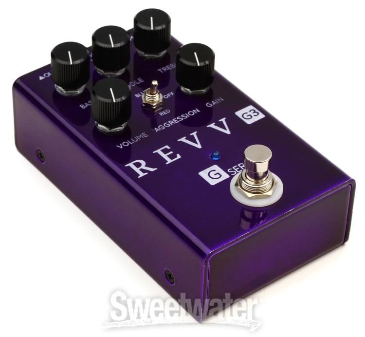 Revv G3 Purple Channel Preamp/Overdrive/Distortion Pedal | Sweetwater