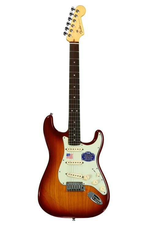 Fender American Deluxe Ash Stratocaster - Tobacco Sunburst 