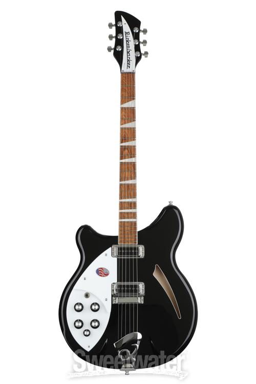 Rickenbacker 360 Deluxe Thinline Left Handed Jetglo Sweetwater