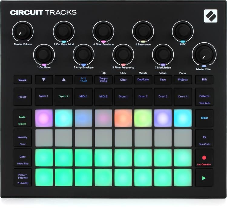 Novation Circuit Tracks Groovebox Sweetwater