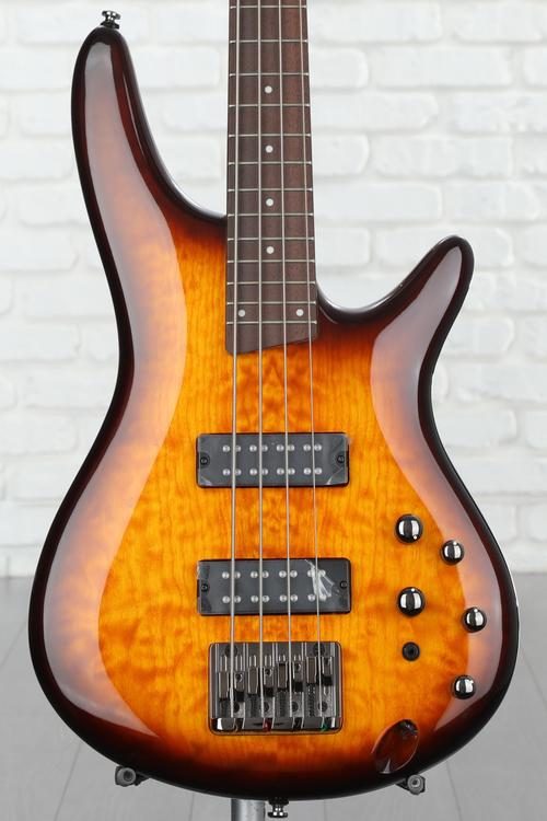 Ibanez Standard SR400EQM Bass Guitar - Dragon Eye Burst | Sweetwater