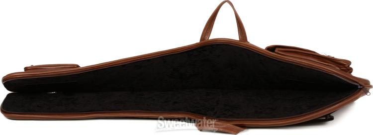 Levy's Leather Gig Bag for Bass Guitar - Brown | Sweetwater