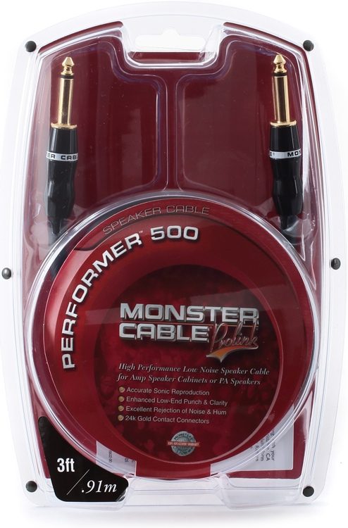 monster prolink performer 500 speaker cable