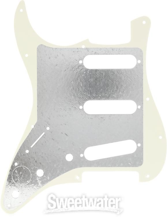 Fender 11-hole Modern-style Stratocaster S/S/S Pickguard - Parchment |  Sweetwater