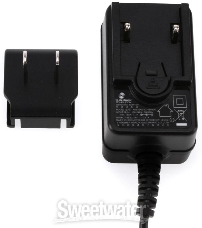 Global AC Adapter For TC Helicon Floor Multi-Effects Vocal Pedal 12 Power Supply 