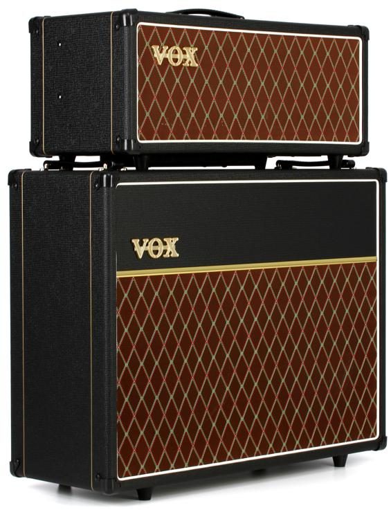 Vox Ac15 Stack 15 Watt Tube Head With Matching 2x12 Cabinet