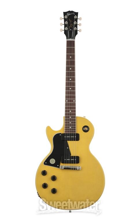 gibson les paul special tv yellow left handed