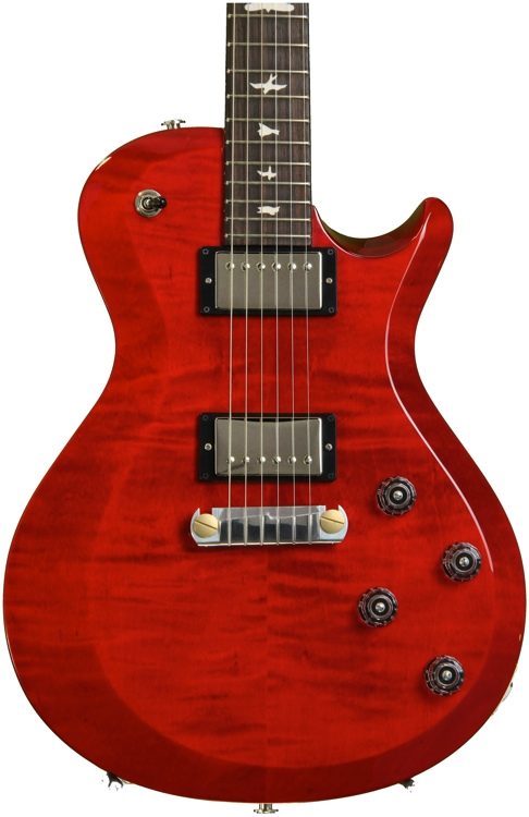 prs s2 singlecut scarlet red