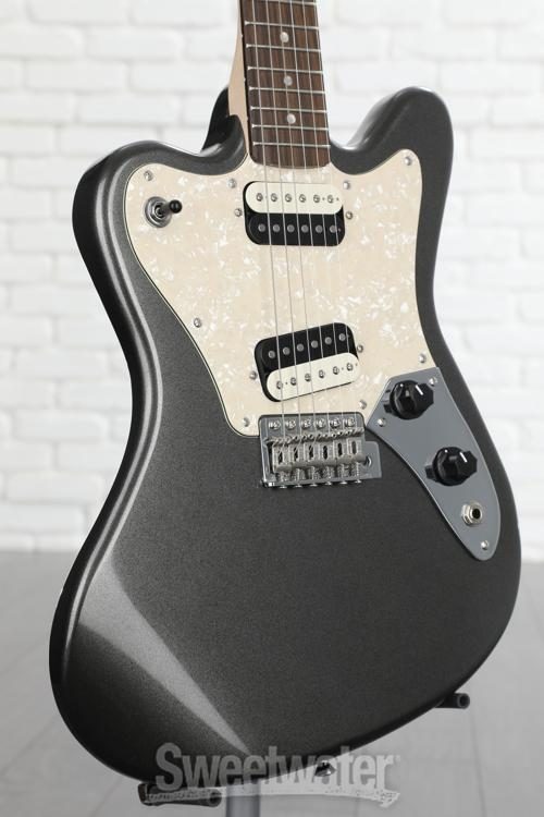 Squier Paranormal Super-Sonic Electric Guitar - Graphite Metallic