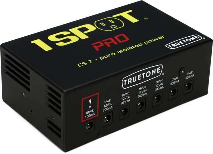 Nacional bruja Embrión Truetone 1 SPOT PRO CS7 7-output Isolated Guitar Pedal Power Supply |  Sweetwater