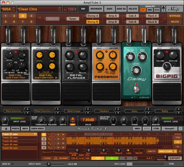 AmpliTube 5.6.0 for android instal