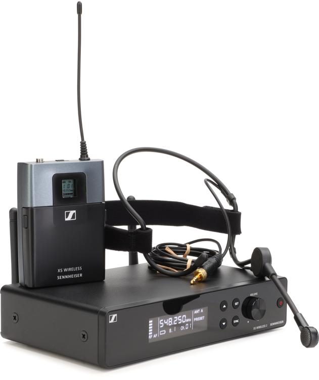 Sennheiser XSW 1-ME3-A Wireless Headmic Set A Range 548-572 MHz 