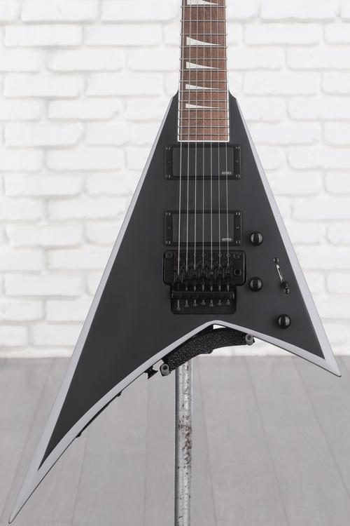 Jackson X Series Rhoads RRX24-MG7 Electric Guitar - Satin Black with Primer  Gray Bevels