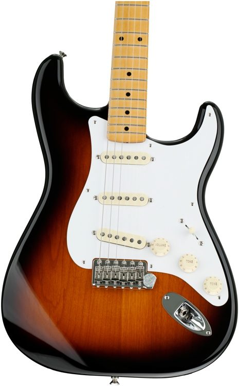 Beverage passage Watery Fender Classic '50s Stratocaster - 2-Color Sunburst w/ Maple Fingerboard |  Sweetwater