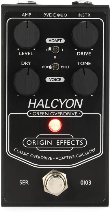 Origin Effects Halcyon Green Overdrive Pedal - Black Edition