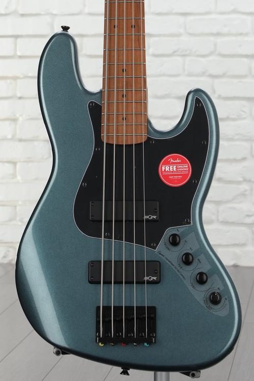 Squier Contemporary Active Jazz Bass HH V - Gunmetal Metallic