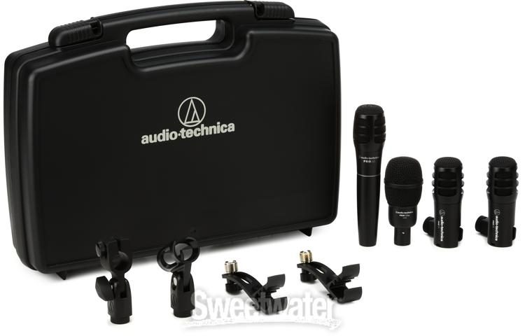 Audio-Technica PRO-DRUM4 4-Piece Drum Microphone Pack with Case 