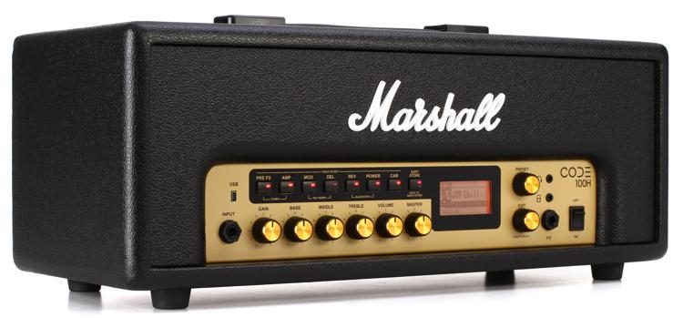 Marshall Code100H 100-watt Digital Head Sweetwater