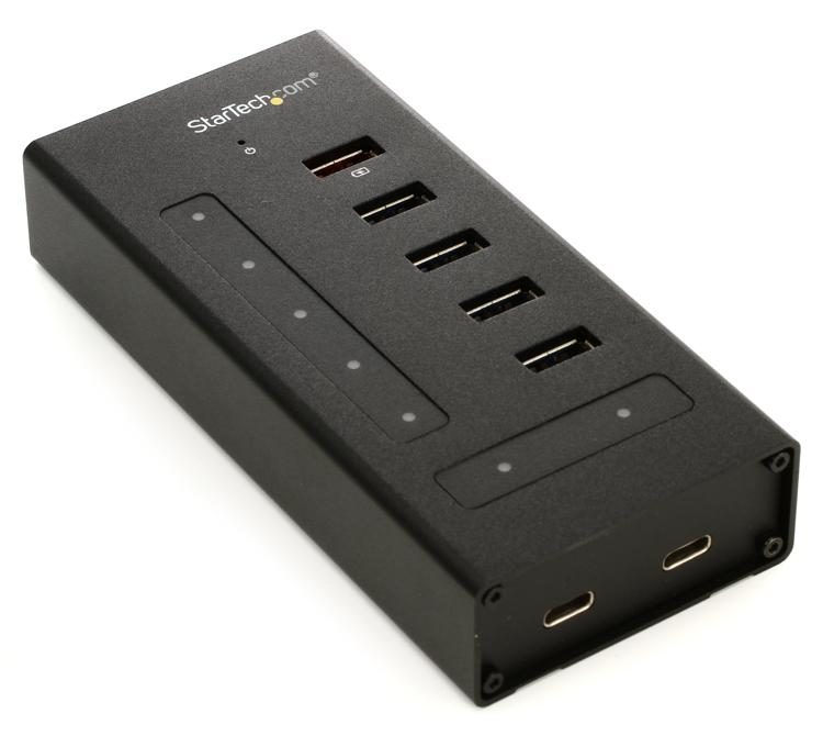 StarTech.com HB30C5A2CST 7-Port USB-C Hub 2x USB-C & 5x USB-A | Sweetwater