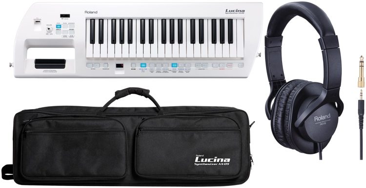 Roland Lucina AX-09 Keytar Bundle with Bag and Headphones | Sweetwater