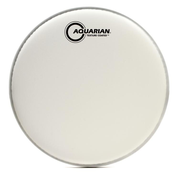 AQUARIAN DRUMHEADS TC10 Texture Coated Series 10 Inch White Satin Finish 