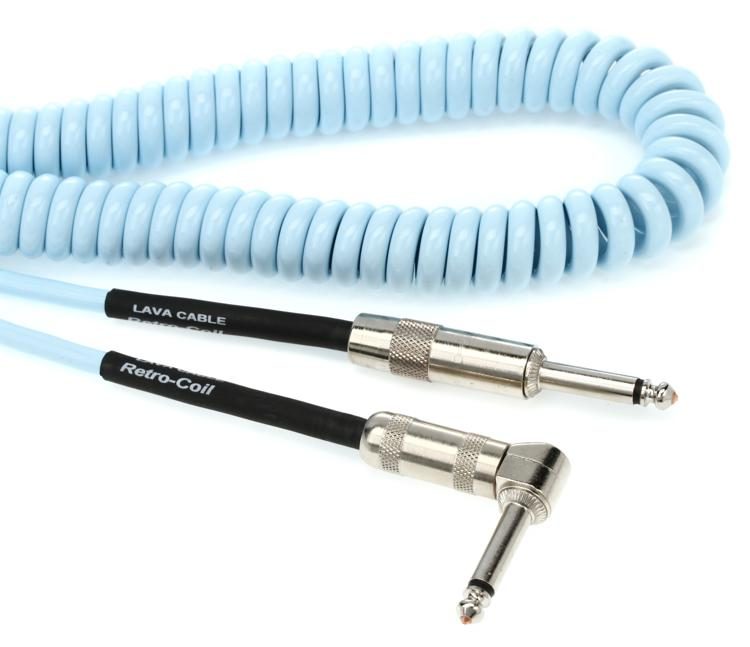 Lava Cable LCRCRCB Retro Coil Straight to Right Angle Instrument 