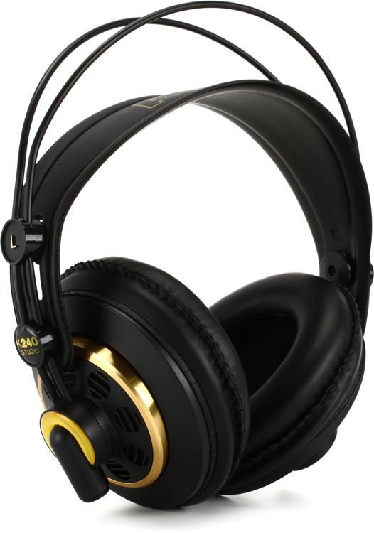 AKG K240 Studio Semi-open Pro Studio Headphones Reviews | Sweetwater