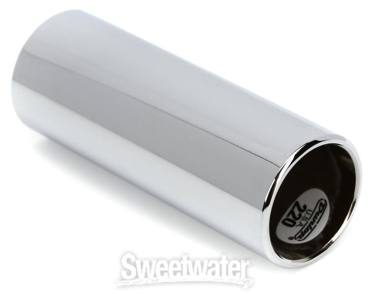 Dunlop 220 Chromed Steel Slide - Medium - Regular Wall Thickness |  Sweetwater
