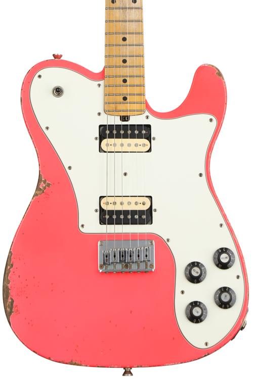Friedman Vintage T Aged Electric Guitar - Pink, Sweetwater